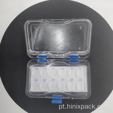 Caixa de membrana dental plástica para empacotamento de venner
